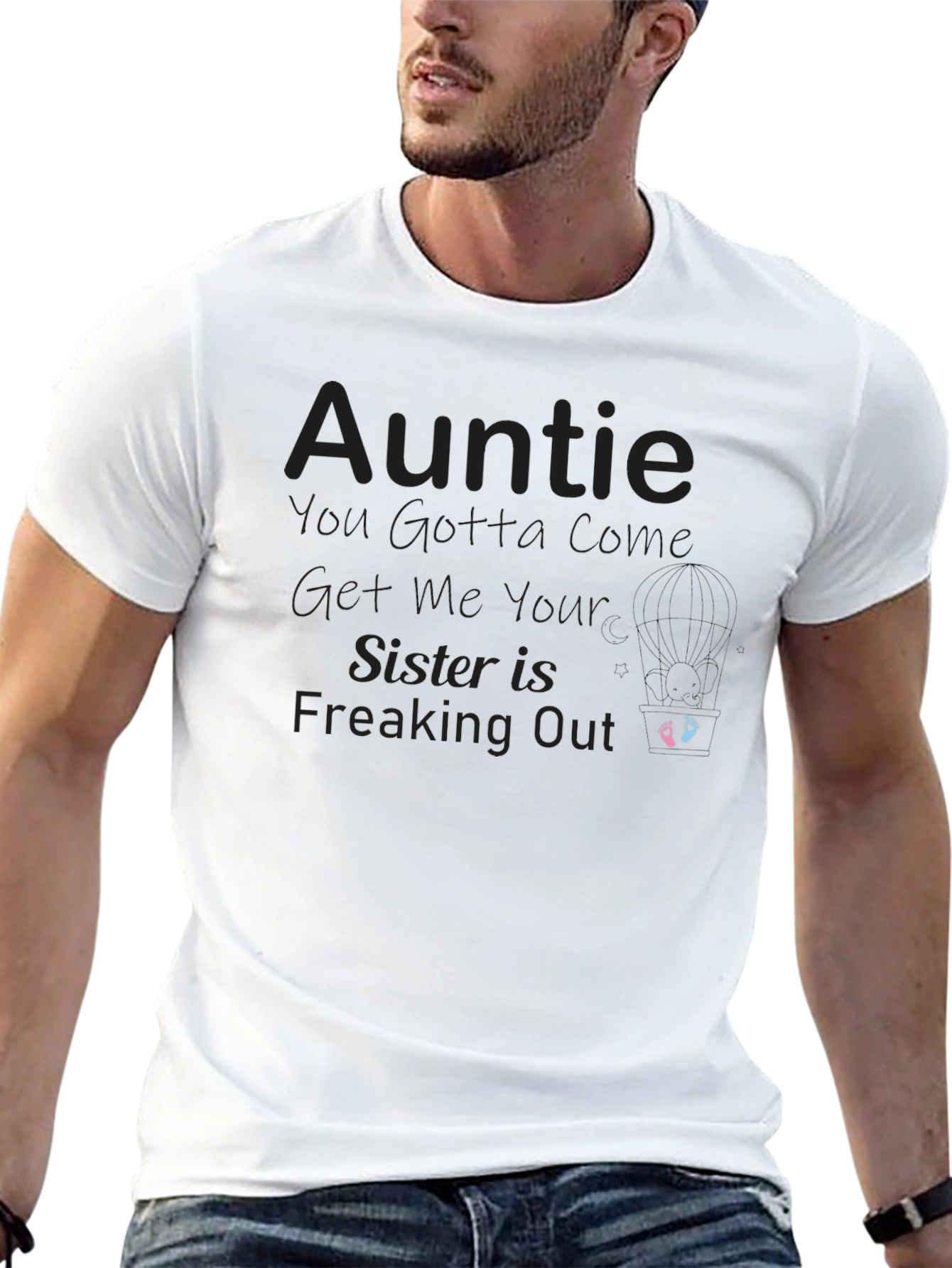 Auntie Sister Freaking Out T-Shirt