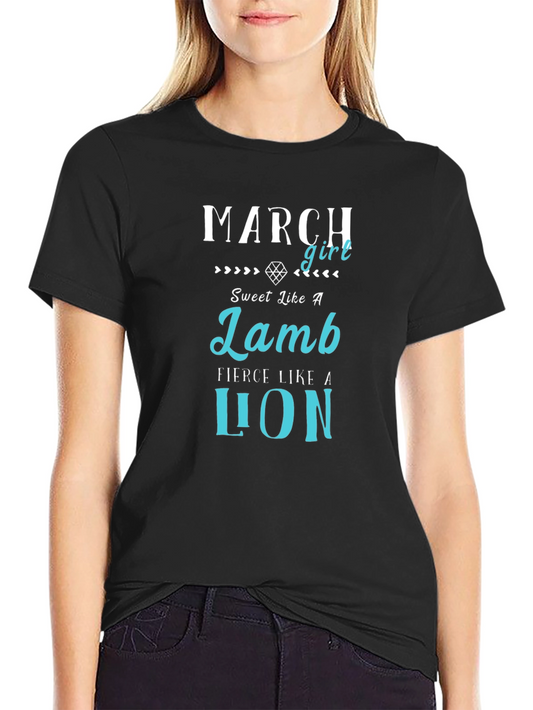 March Girl Sweet Like a Lamb T-Shirt