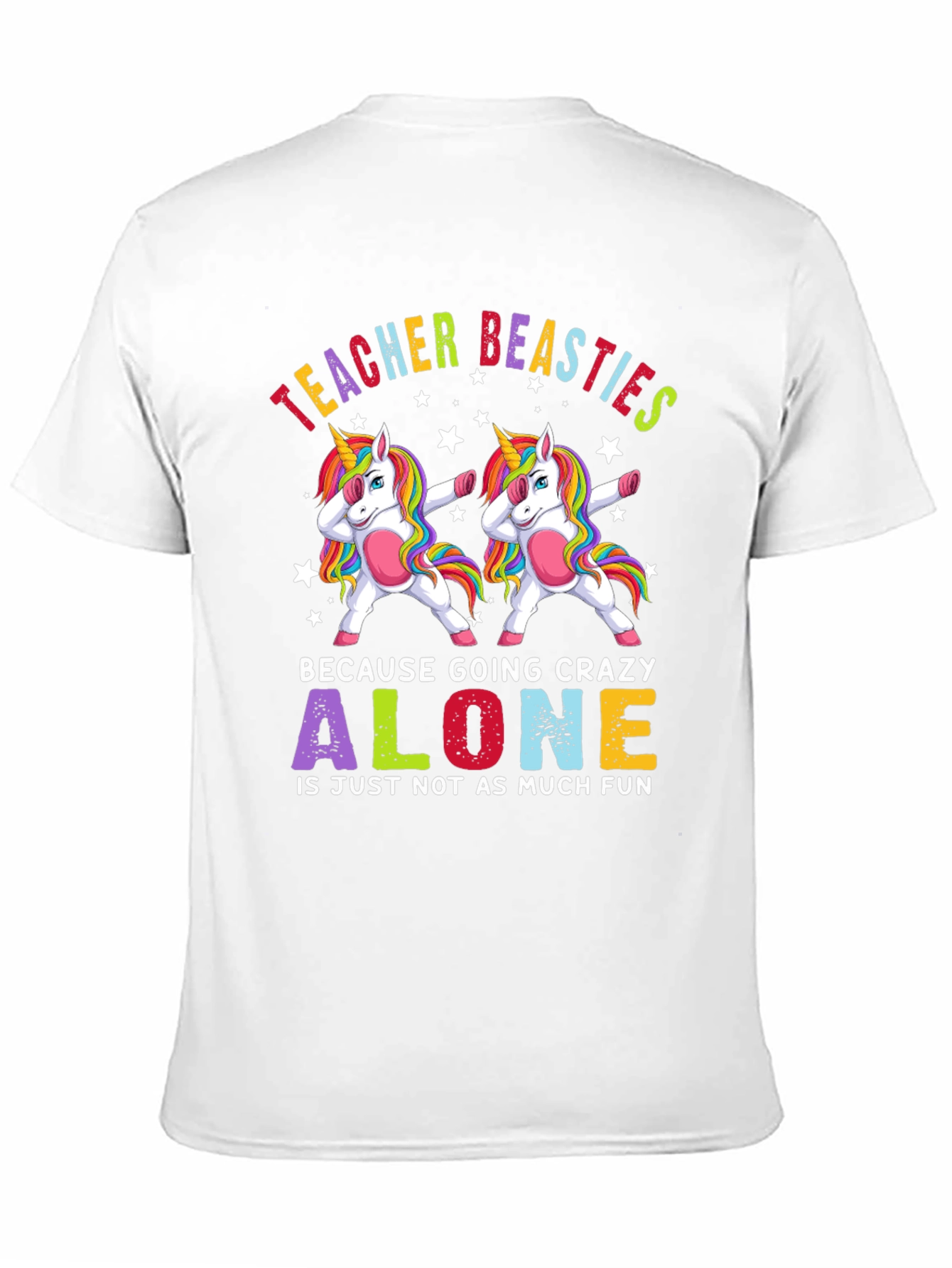 Teacher Beasties Unicorn Graphic T-Shirt