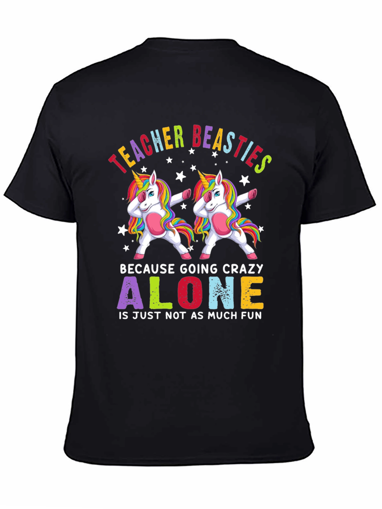 Teacher Beasties Unicorn Graphic T-Shirt