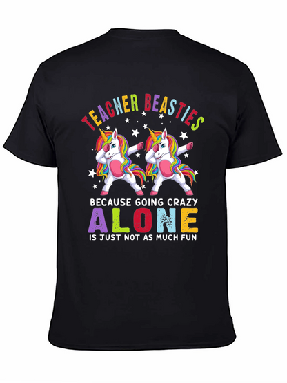 Teacher Beasties Unicorn Graphic T-Shirt