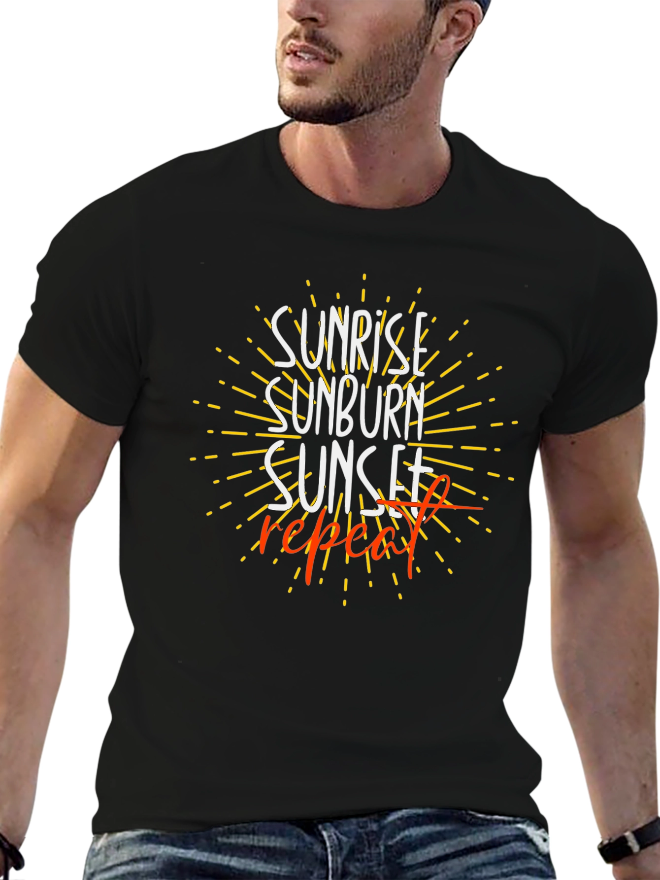 Sunrise Sunburn Sunset Repeat T-Shirt