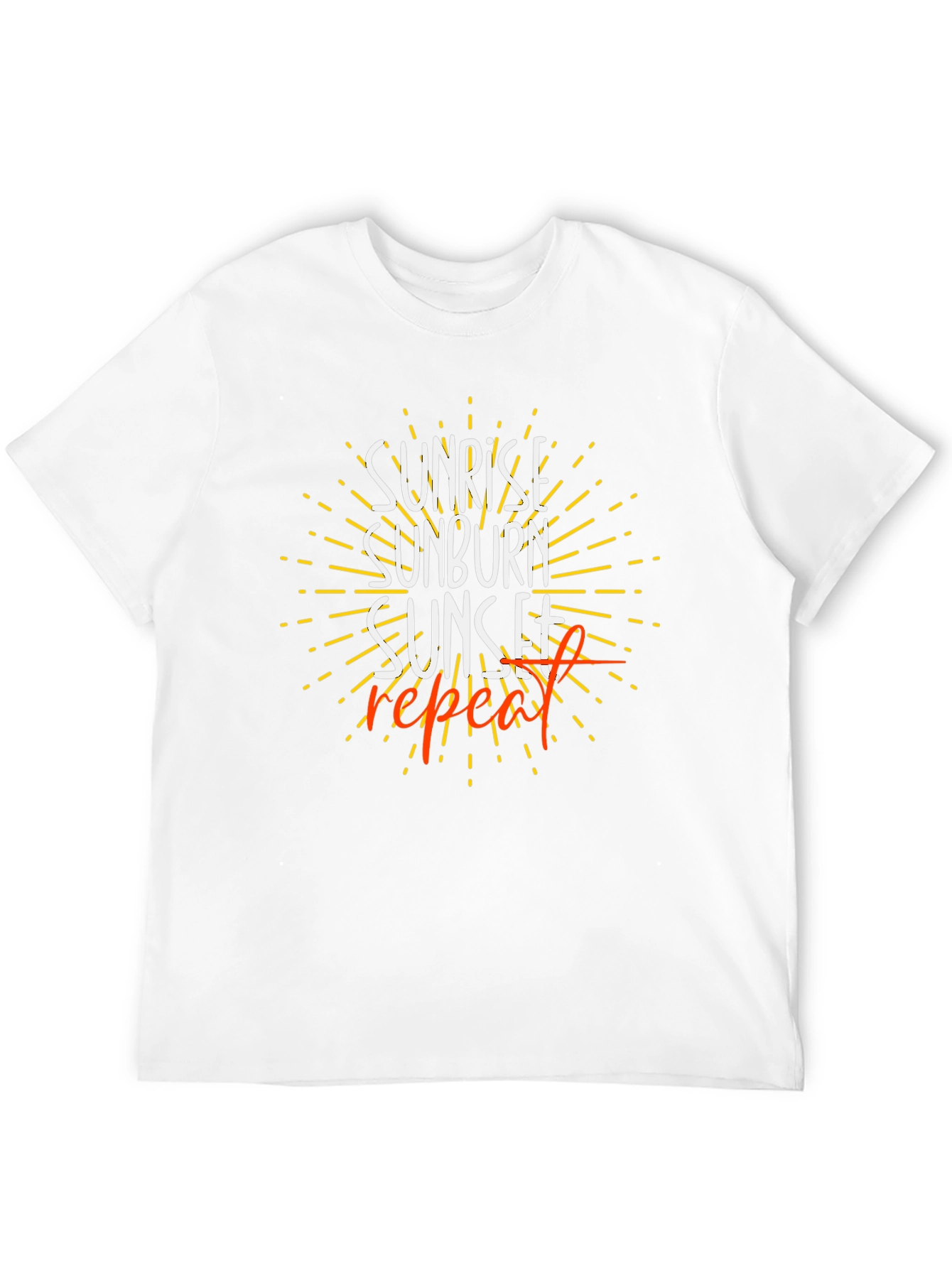 Sunrise Sunburn Sunset Repeat T-Shirt