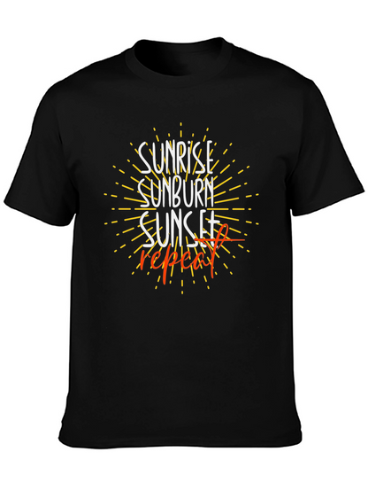 Sunrise Sunburn Sunset Repeat T-Shirt