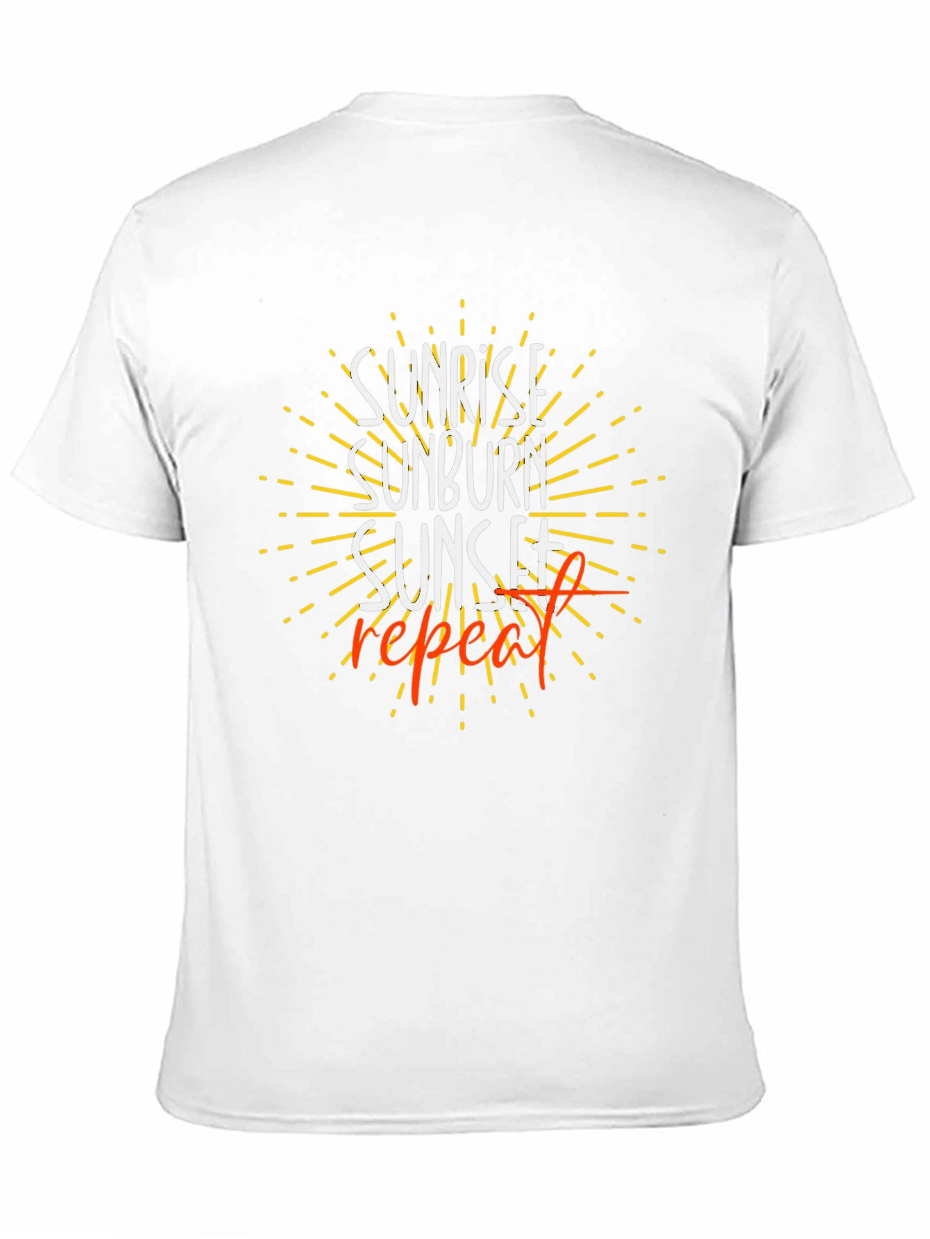 Sunrise Sunburn Sunset Repeat T-Shirt