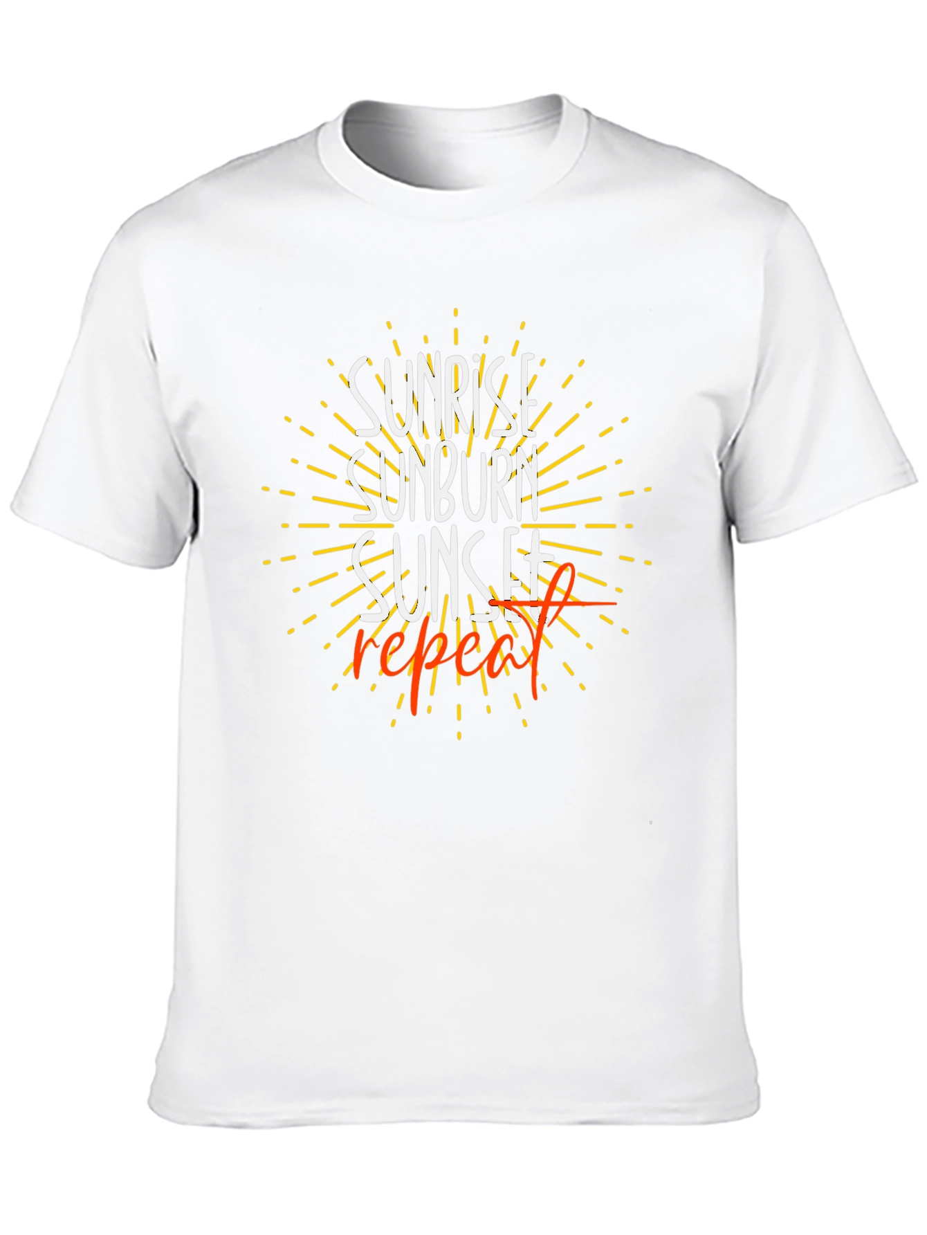 Sunrise Sunburn Sunset Repeat T-Shirt