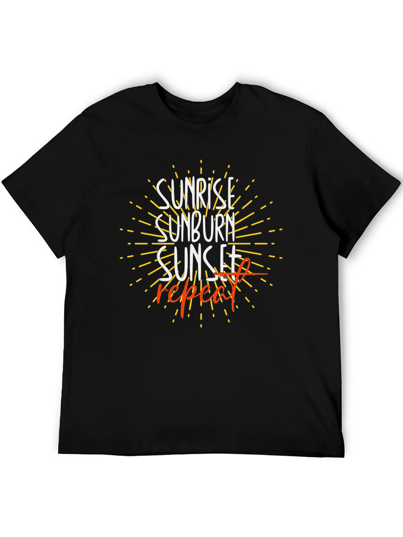 Sunrise Sunburn Sunset Repeat T-Shirt