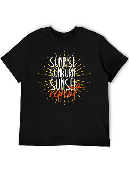 Sunrise Sunburn Sunset Repeat T-Shirt