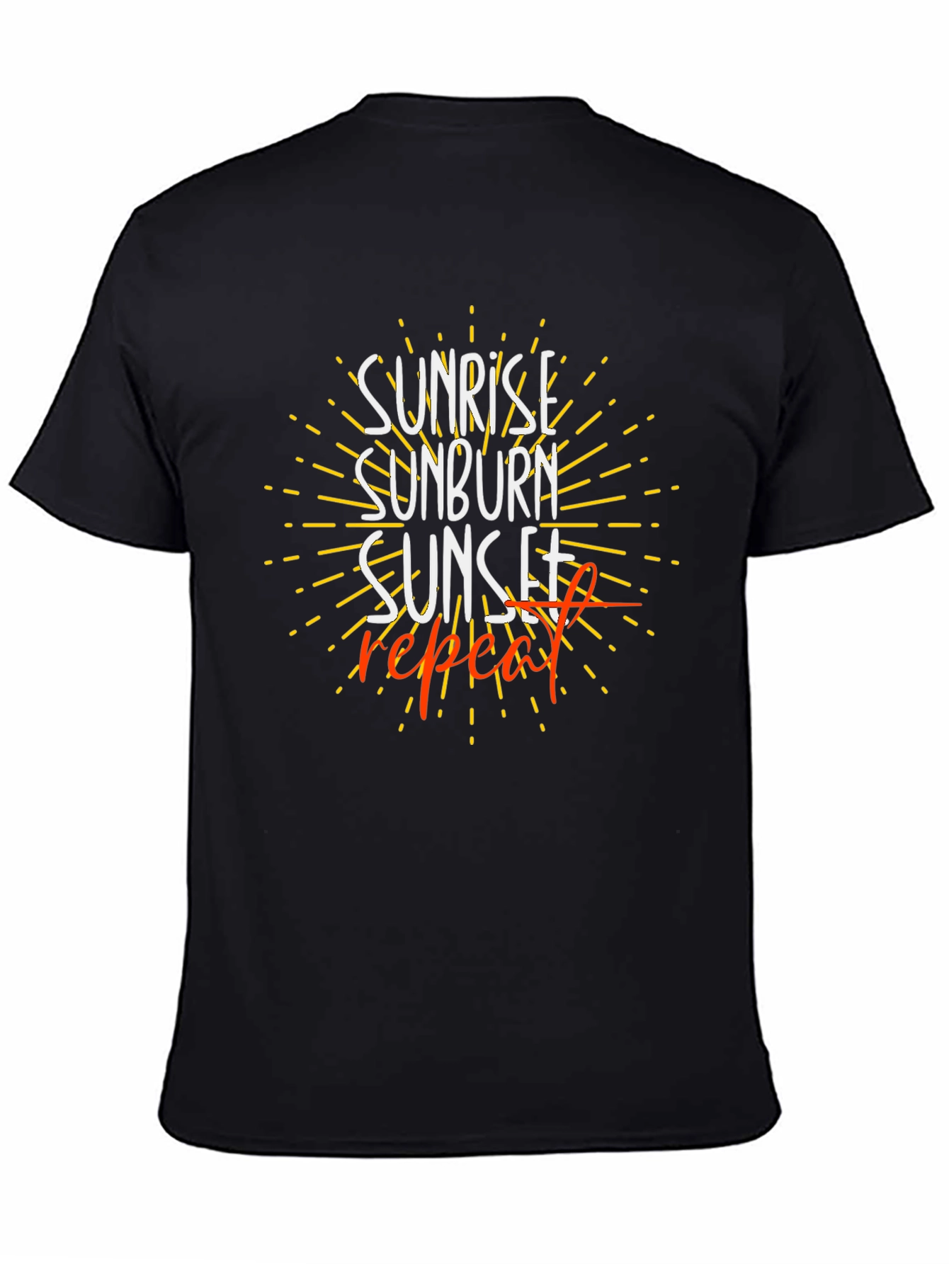 Sunrise Sunburn Sunset Repeat T-Shirt