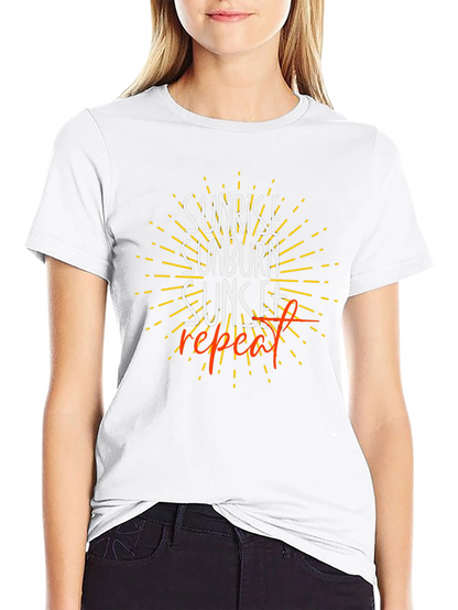 Sunrise Sunburn Sunset Repeat T-Shirt