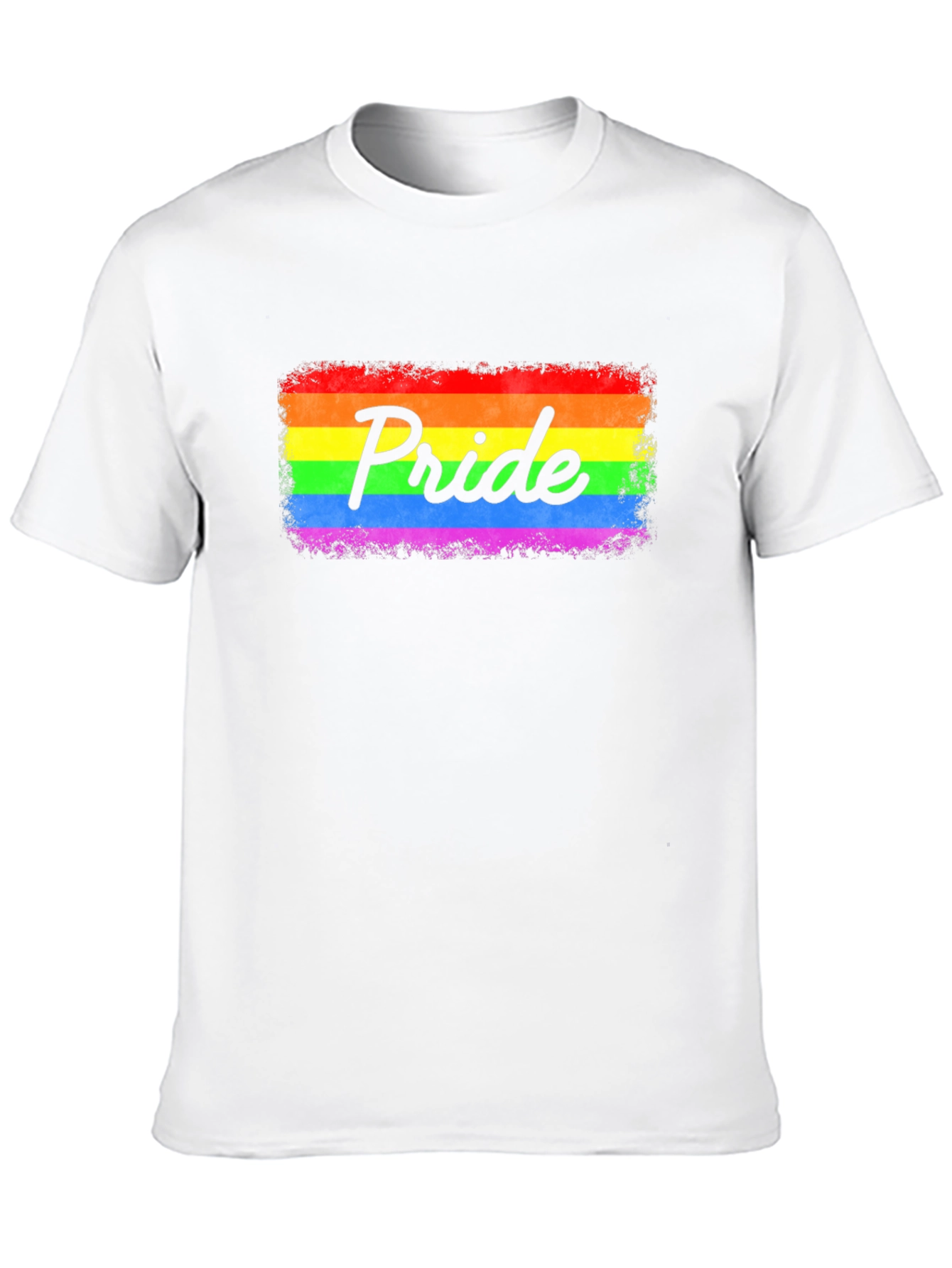 Pride Rainbow Graphic Black T-Shirt