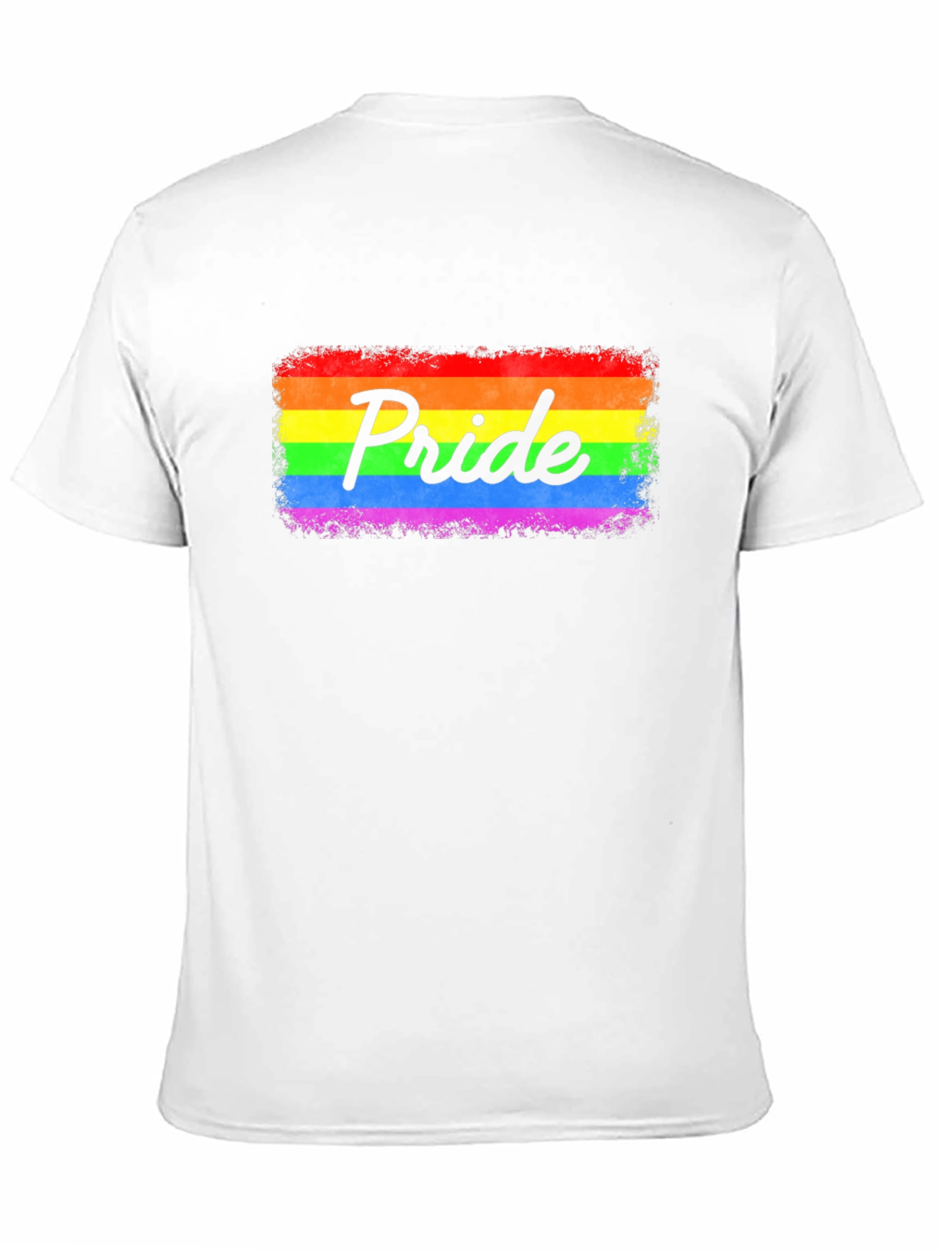 Pride Rainbow Graphic Black T-Shirt