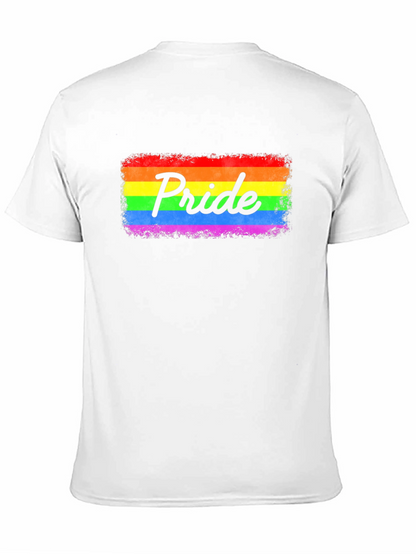 Pride Rainbow Graphic Black T-Shirt