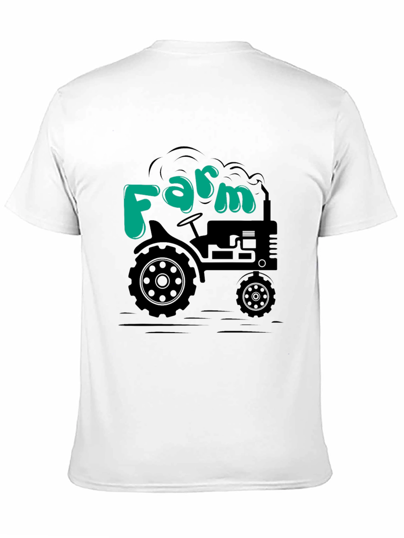Farm Tractor T-Shirt - Black