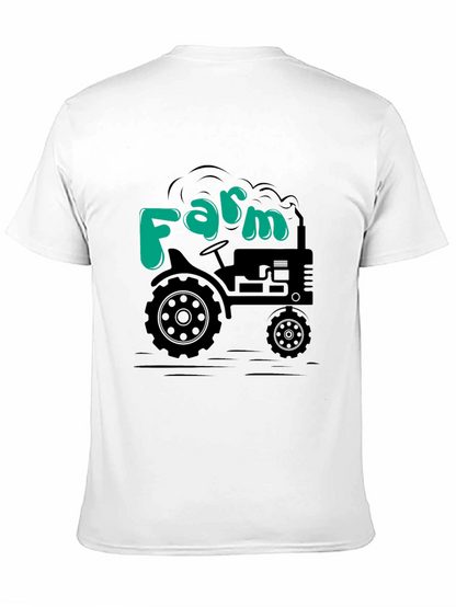Farm Tractor T-Shirt - Black