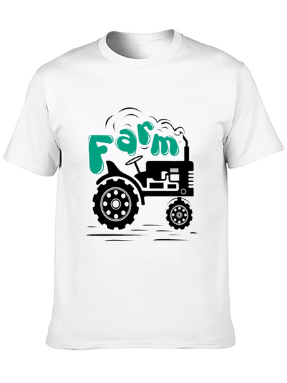 Farm Tractor T-Shirt - Black