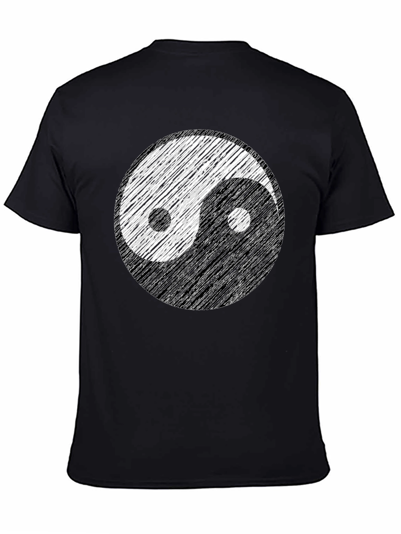 Yin Yang Graphic Tee - Balance and Style