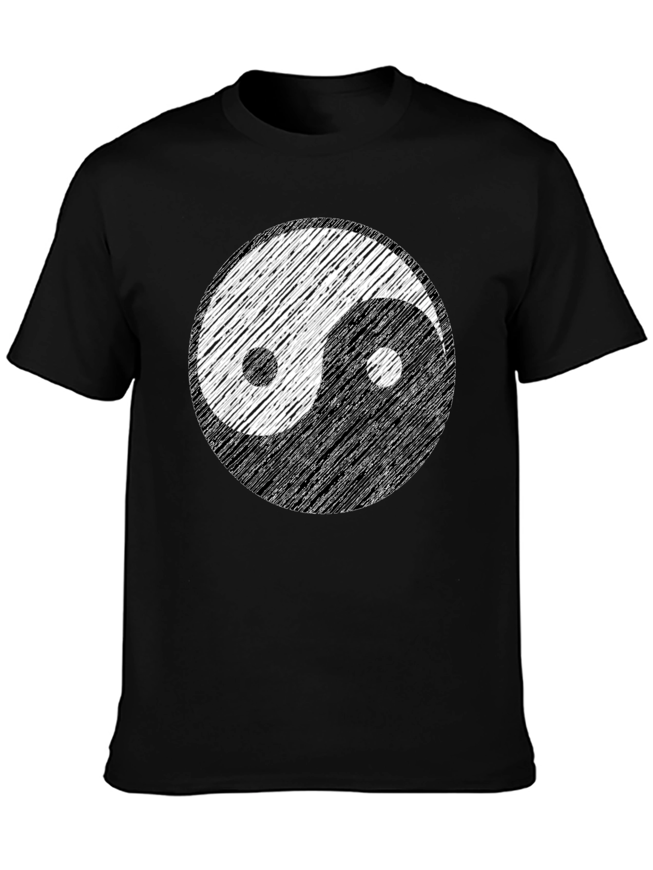 Yin Yang Graphic Tee - Balance and Style
