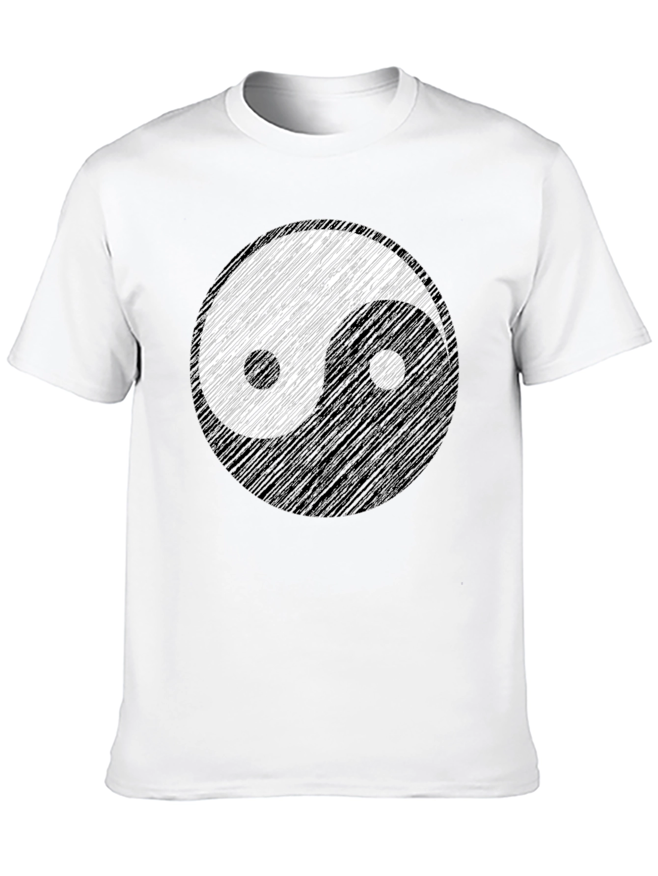 Yin Yang Graphic Tee - Balance and Style