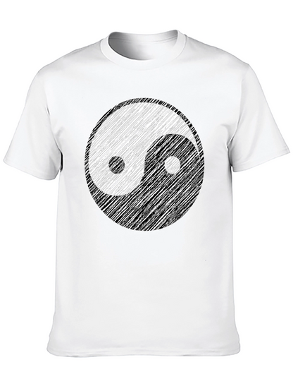 Yin Yang Graphic Tee - Balance and Style