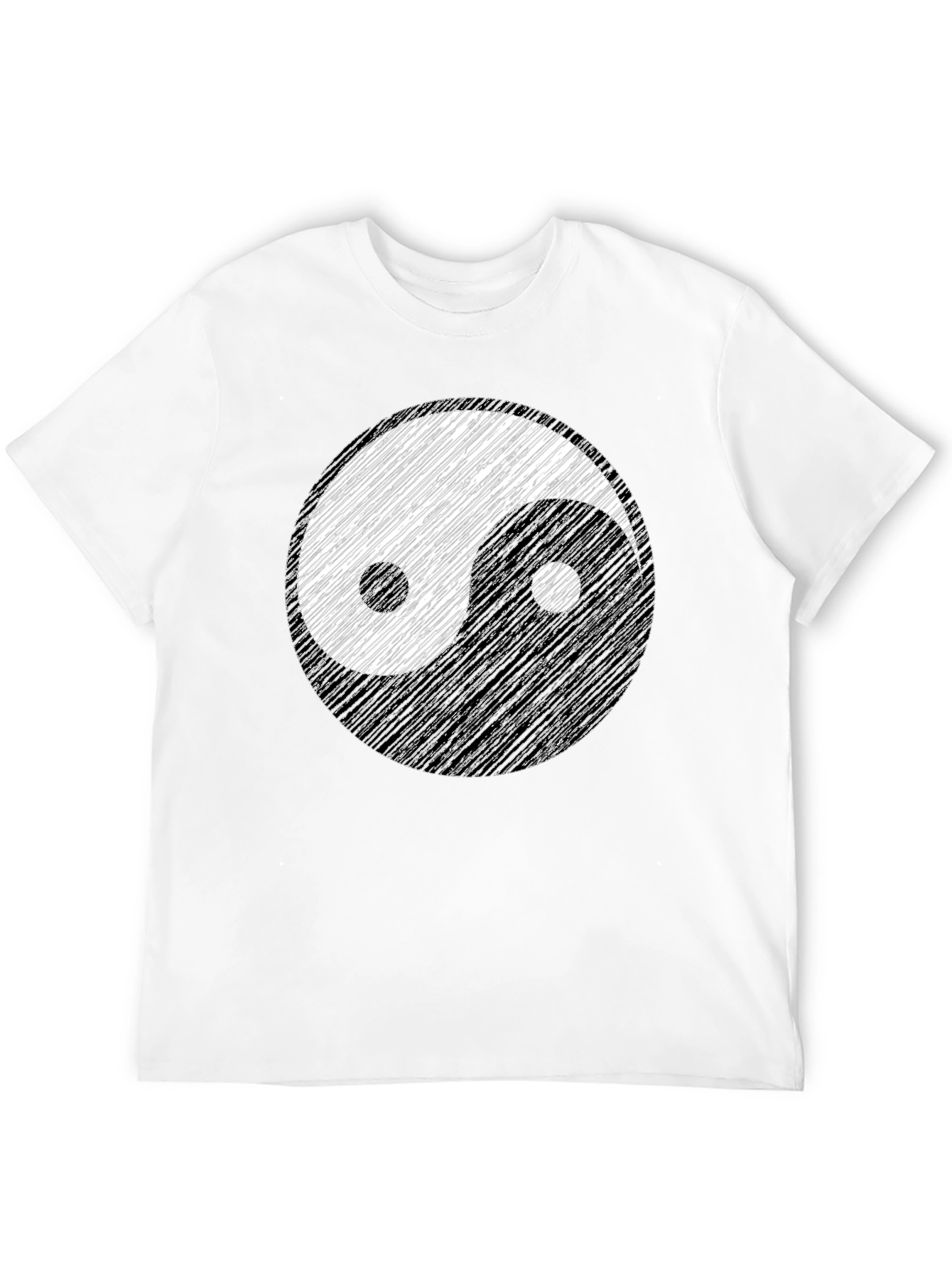 Yin Yang Graphic Tee - Balance and Style