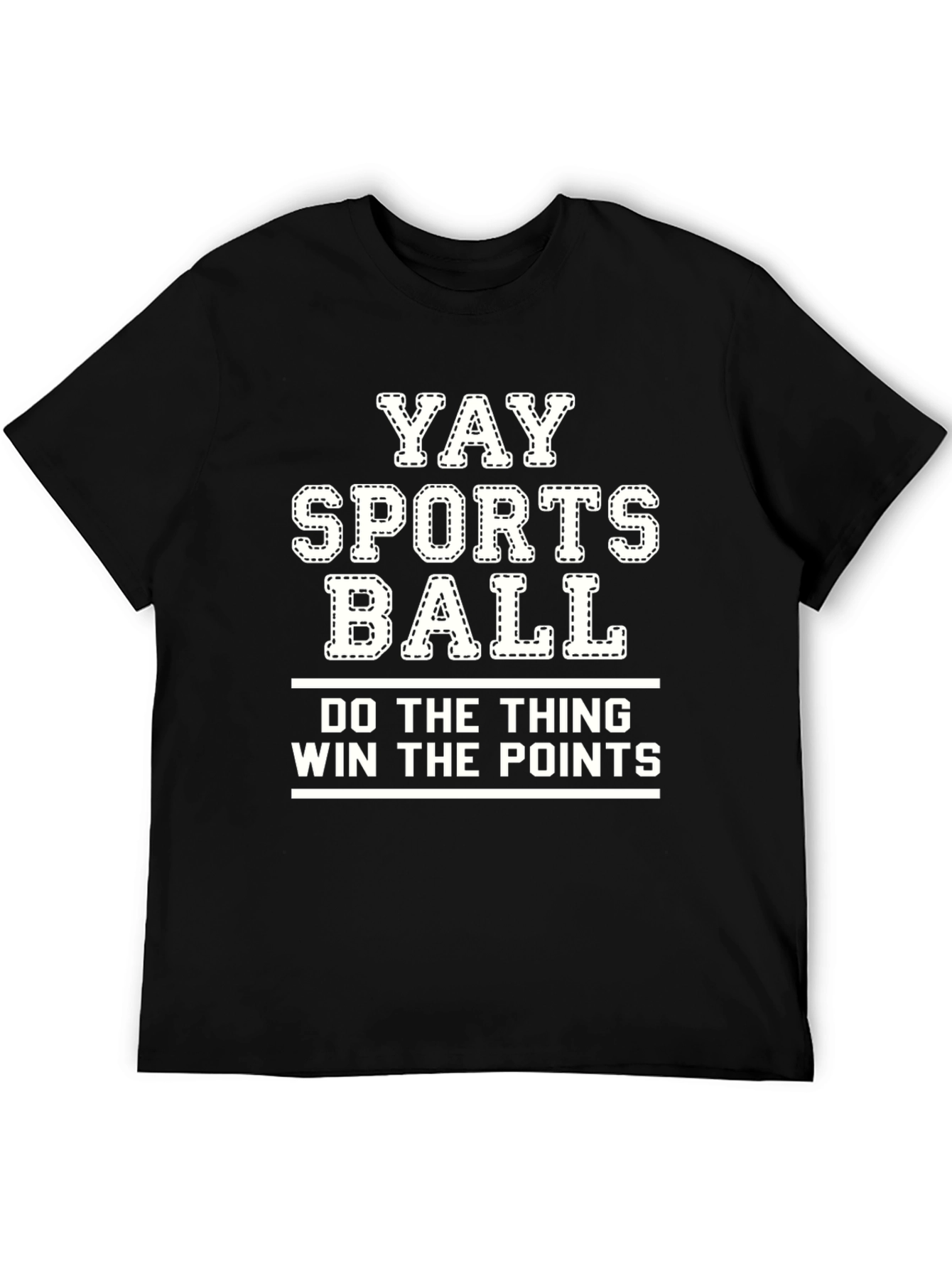 Yay Sports Ball Graphic T-Shirt