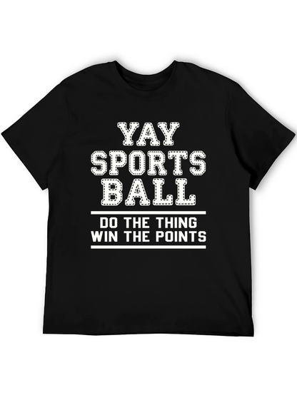 Yay Sports Ball Graphic T-Shirt