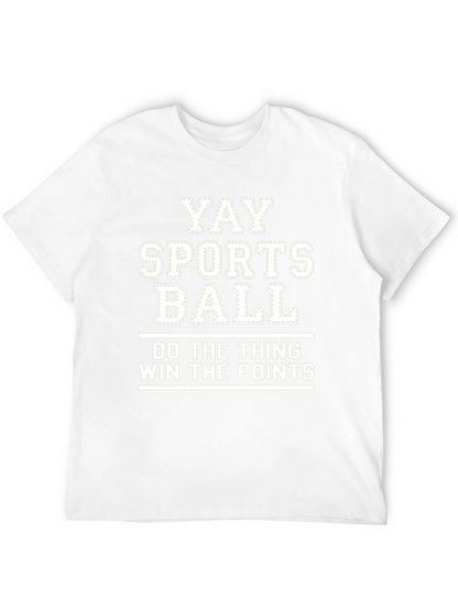 Yay Sports Ball Graphic T-Shirt