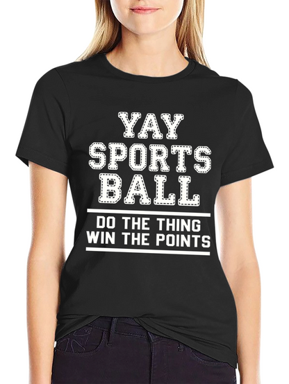 Yay Sports Ball Graphic T-Shirt