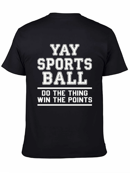 Yay Sports Ball Graphic T-Shirt