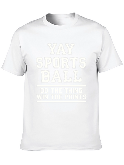 Yay Sports Ball Graphic T-Shirt