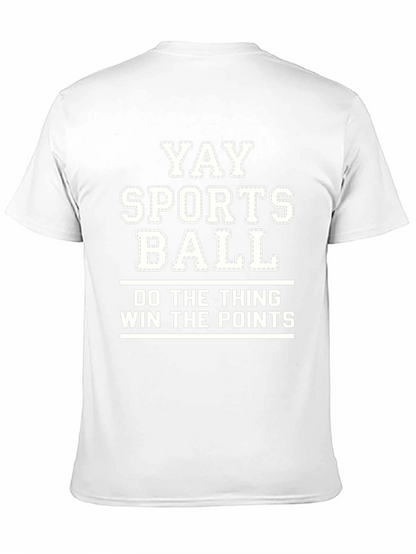 Yay Sports Ball Graphic T-Shirt