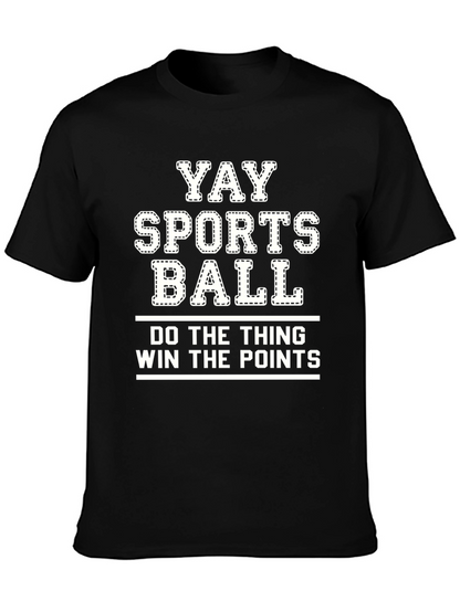 Yay Sports Ball Graphic T-Shirt