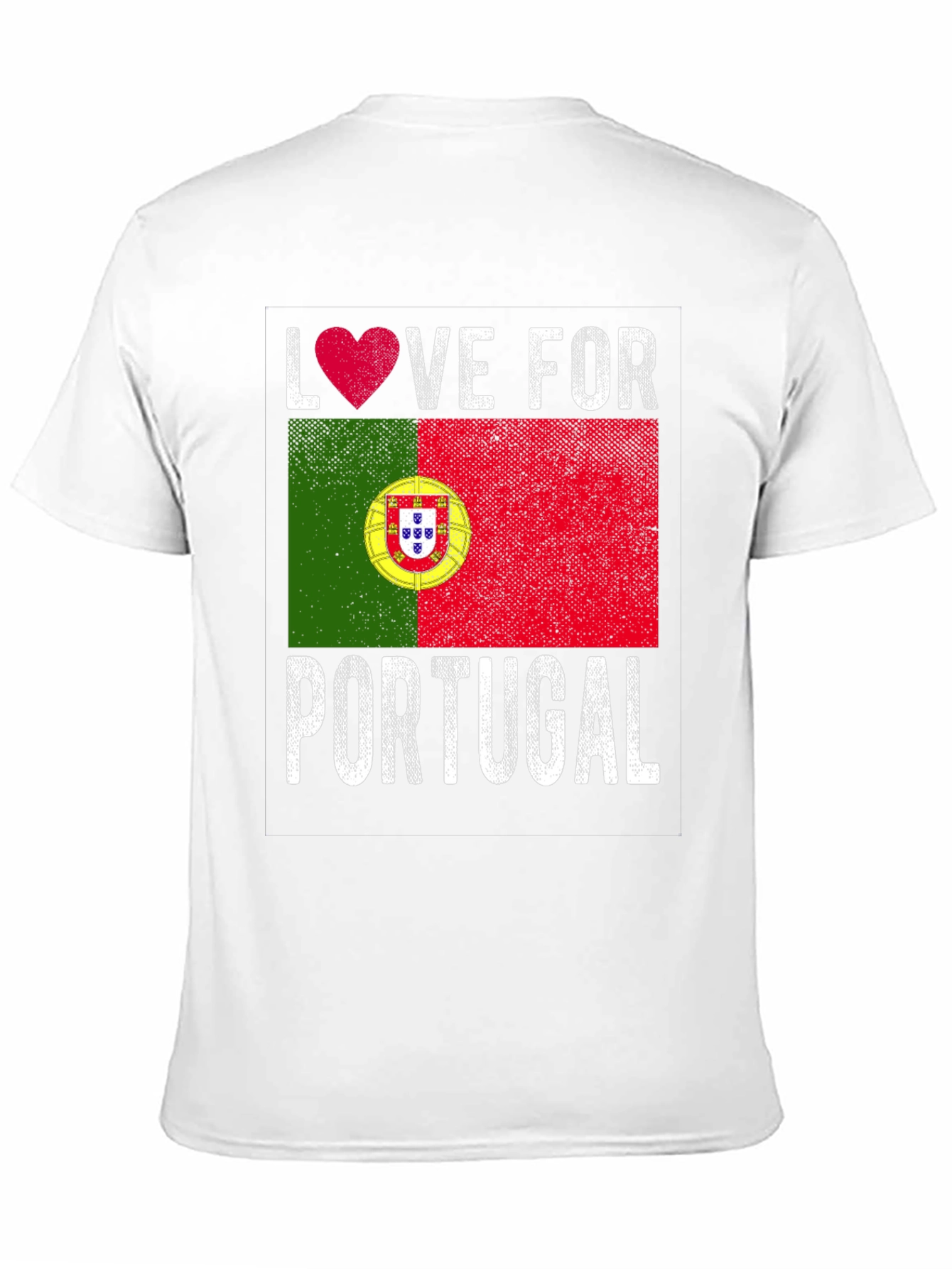 Love for Portugal Flag Graphic Tee