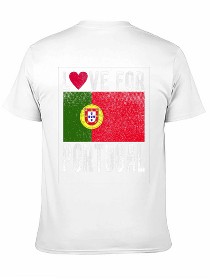 Love for Portugal Flag Graphic Tee