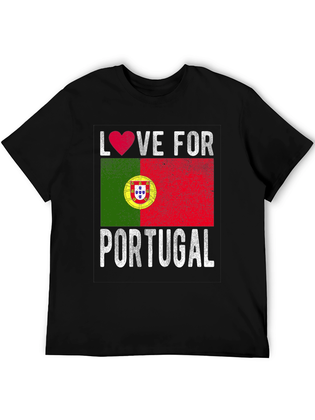 Love for Portugal Flag Graphic Tee