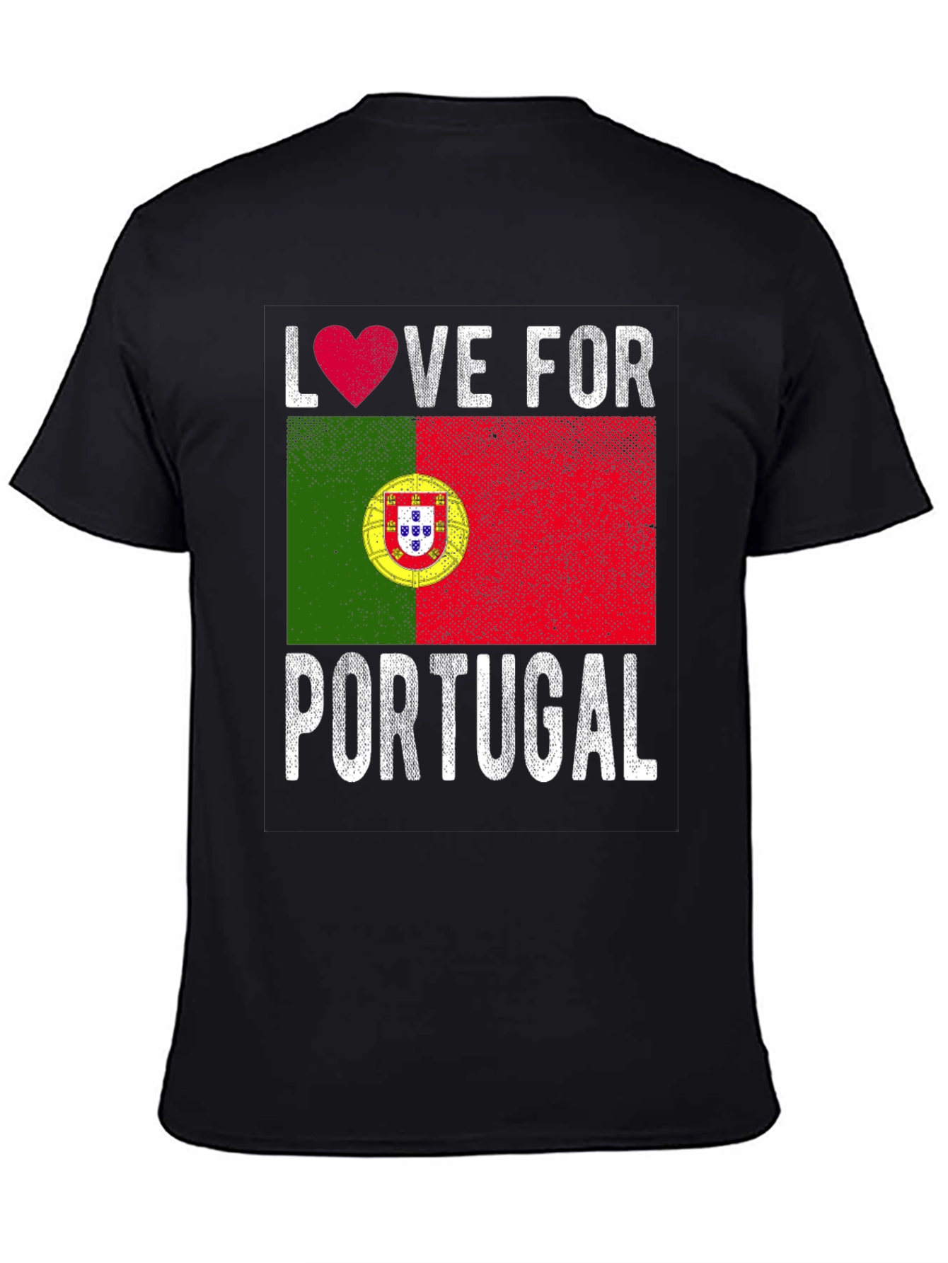 Love for Portugal Flag Graphic Tee