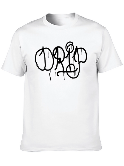 Black Graphic Tee - DRIP Design