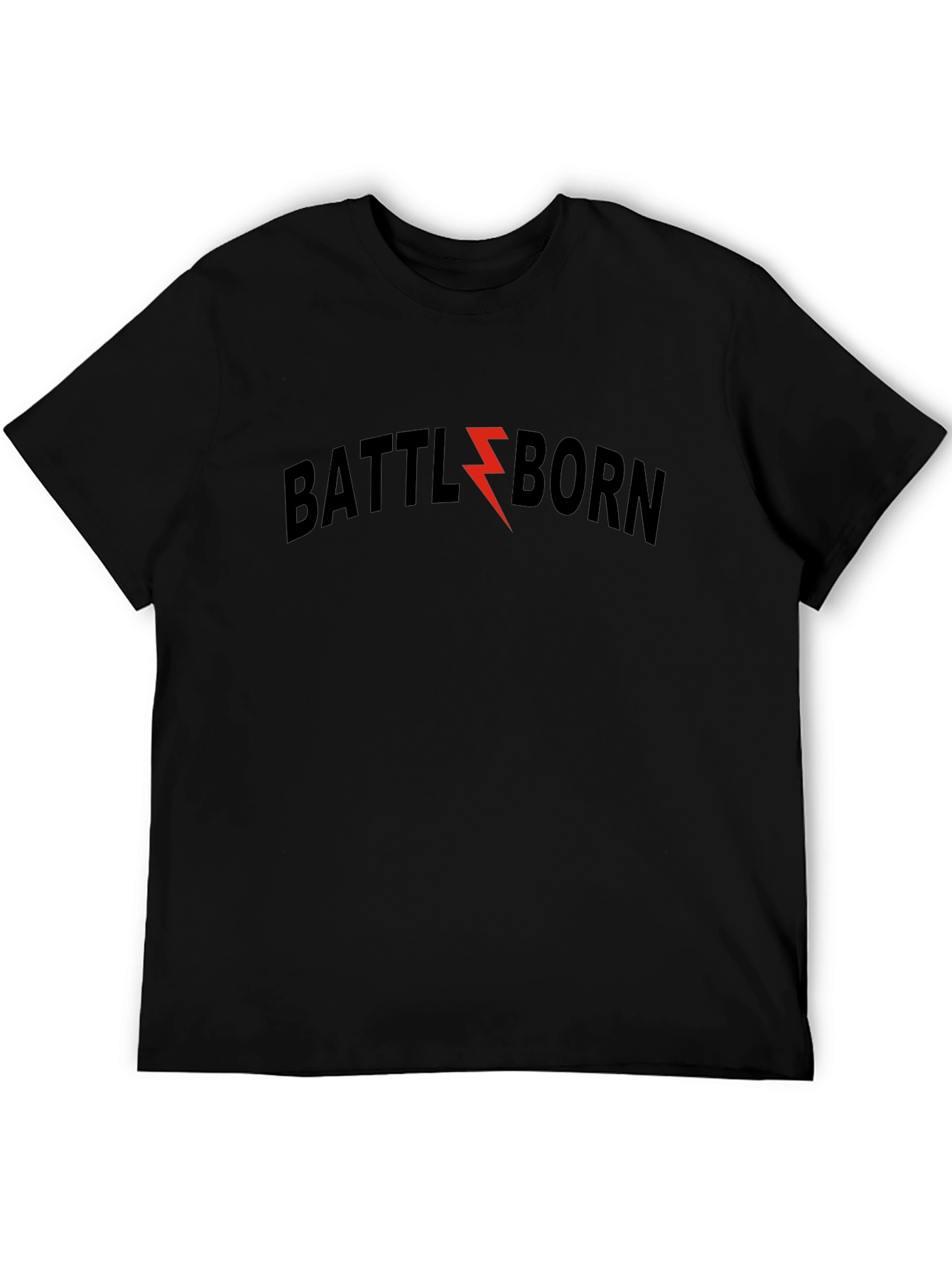Battleborn Graphic Tee - Red Lightning Bolt Design