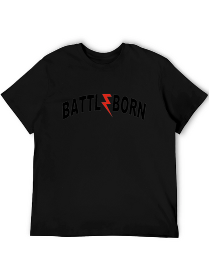 Battleborn Graphic Tee - Red Lightning Bolt Design