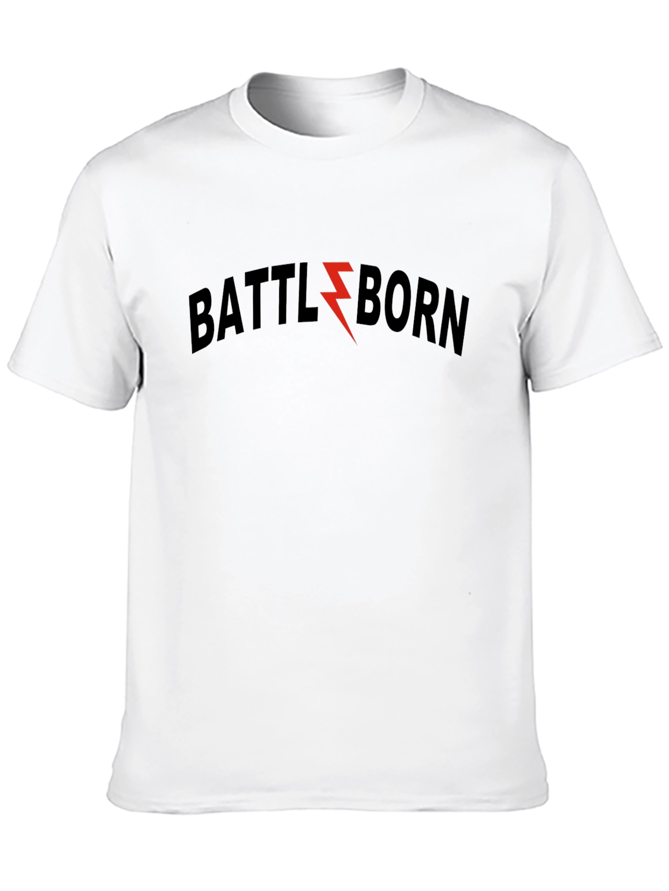 Battleborn Graphic Tee - Red Lightning Bolt Design