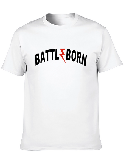 Battleborn Graphic Tee - Red Lightning Bolt Design
