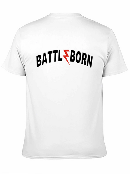 Battleborn Graphic Tee - Red Lightning Bolt Design