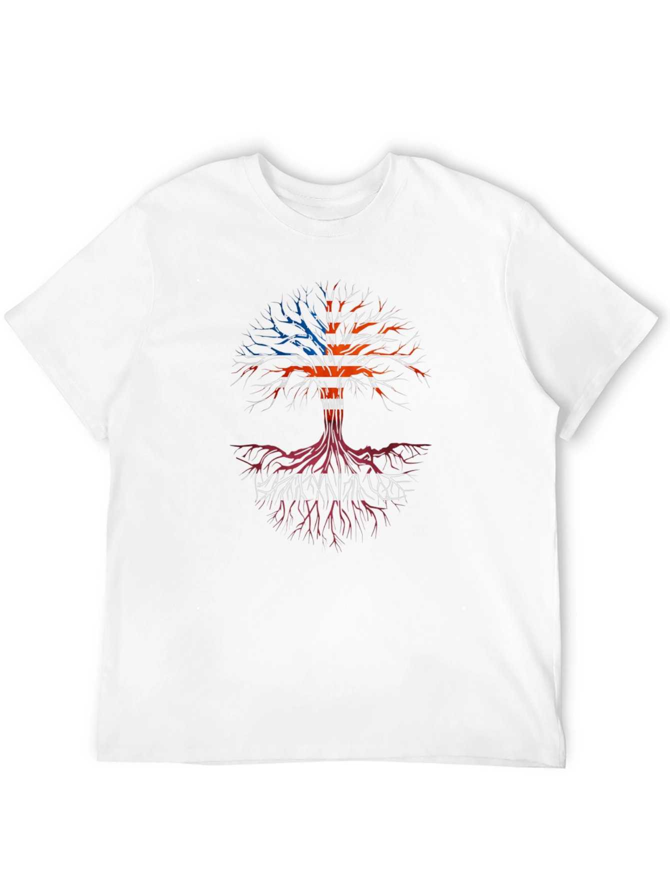 USA Roots Tree Graphic T-Shirt