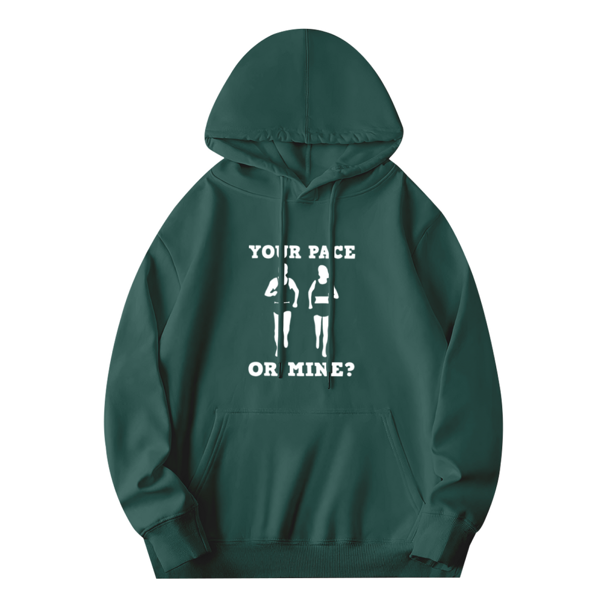 Your Pace Or Mine?' Funny Runner Hoodie