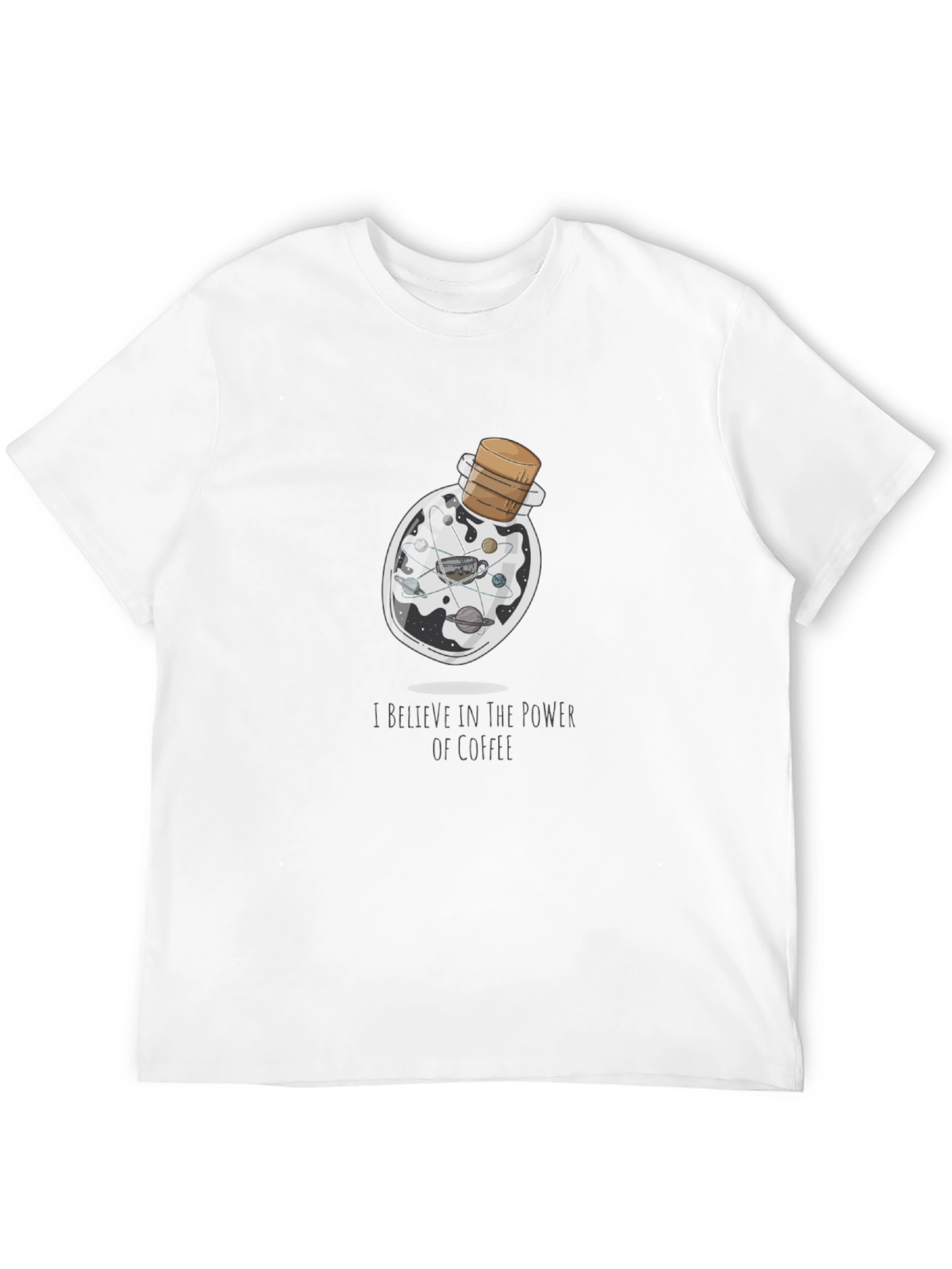 Coffee Power T-Shirt - Universe in a Bottle
