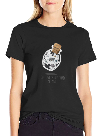 Coffee Power T-Shirt - Universe in a Bottle