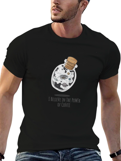 Coffee Power T-Shirt - Universe in a Bottle