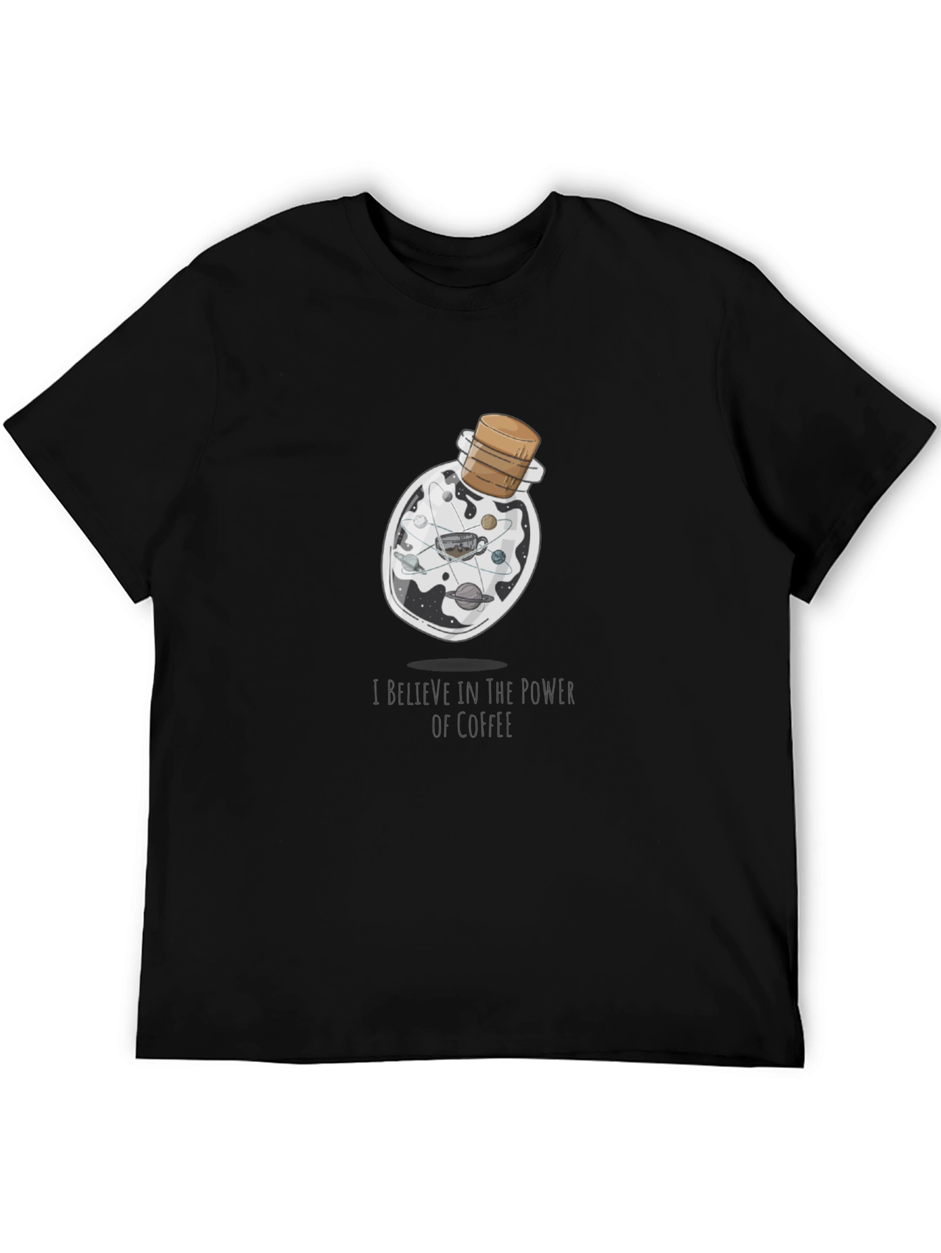 Coffee Power T-Shirt - Universe in a Bottle