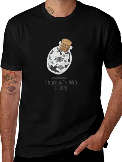 Coffee Power T-Shirt - Universe in a Bottle